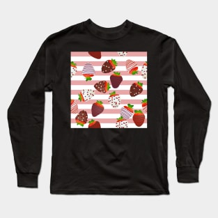 Sailor Mars Themed Strawberries Long Sleeve T-Shirt